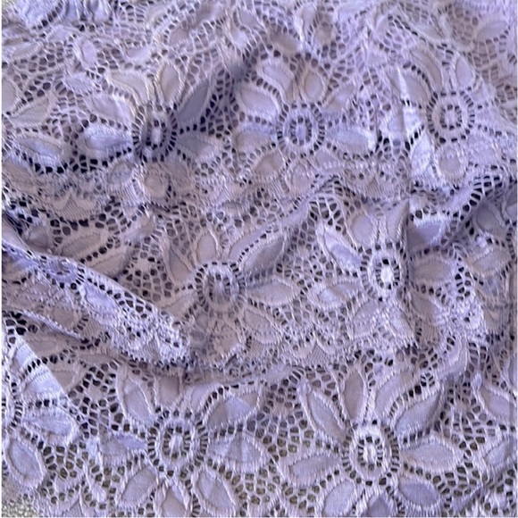 NWT SO Bandeau Pretty Little Layers Sexy Muted Lavender Lace Bralette/cami Sz M - Picture 3 of 5